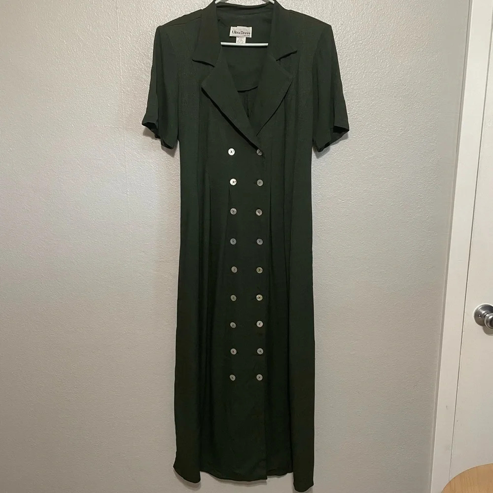 Vintage Military Tailored Shift Dress​​​